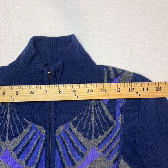 Title Nine S Athletic Dress 1/4 Zip Xtra Fine Merino Wool Knee Length Purpl Gray - Picture 12 of 16